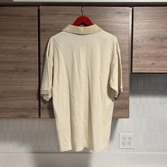 TOMMY HILFIGER Cotton Polo Shirt Short Sleeve Tan Size XL - Picture 5 of 5